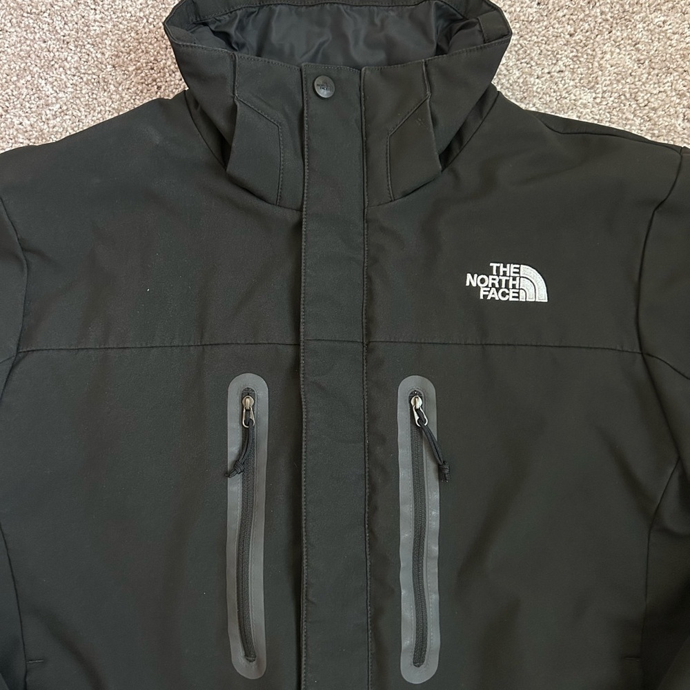 The North Face Men’s Black Apex Softshell Winter Jacket Size Medium - Picture 3 of 11
